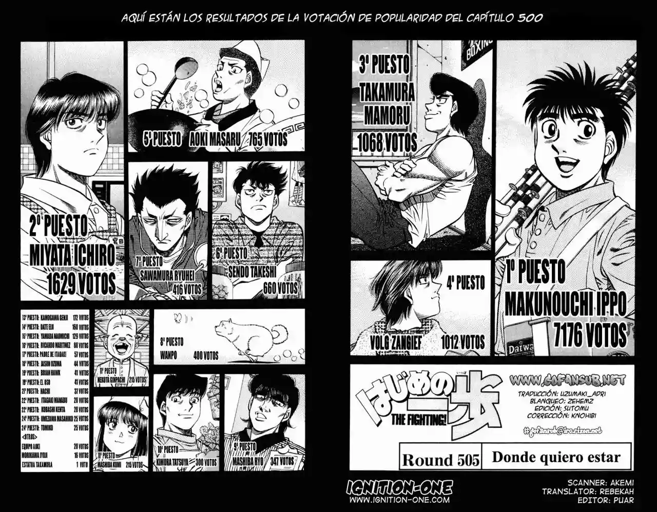 Hajime no Ippo Capítulo 505 - Page 2