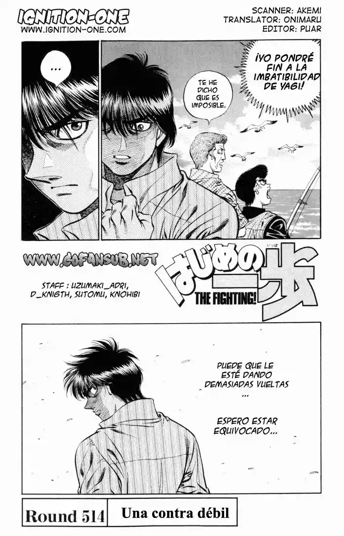 Hajime no Ippo Capítulo 514 - Page 1