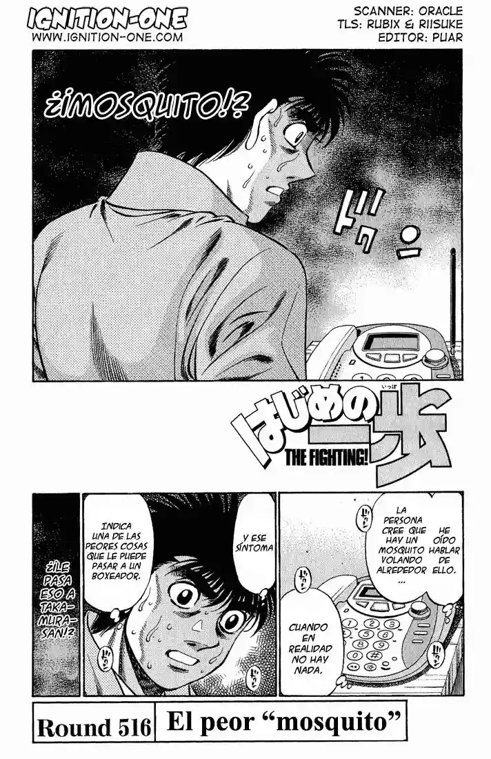 Hajime no Ippo Capítulo 516 - Page 1