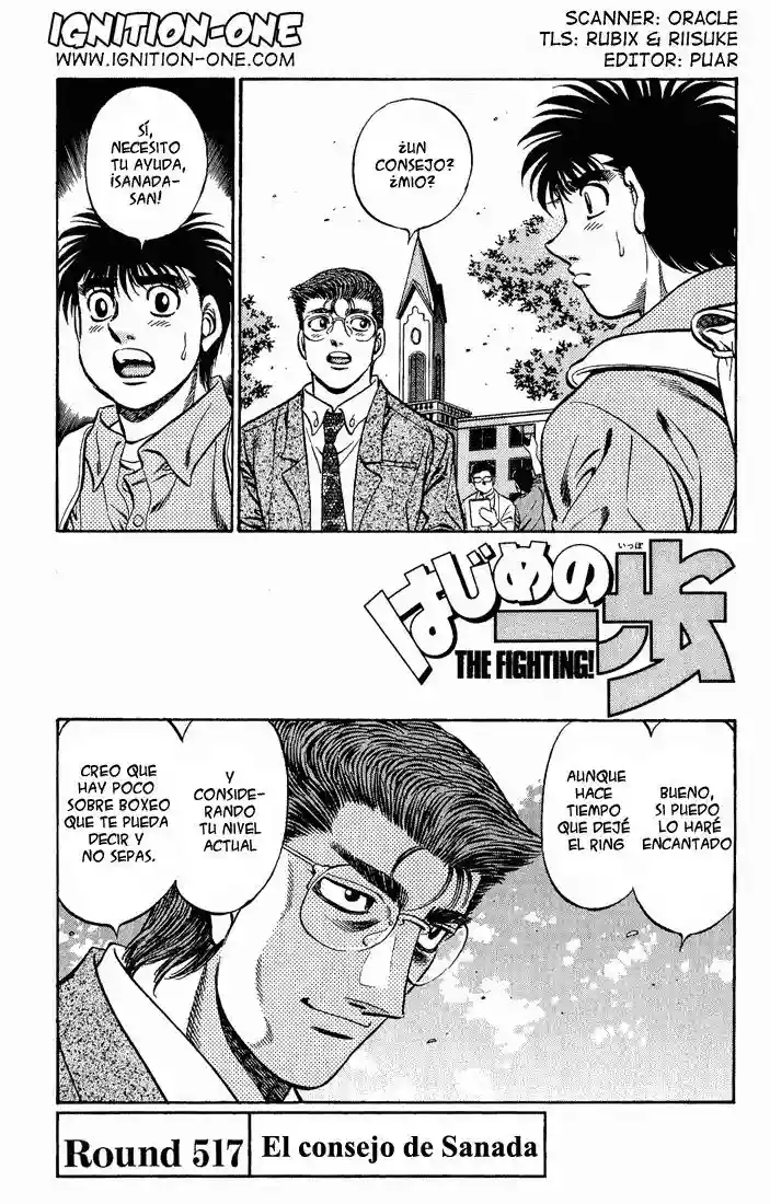 Hajime no Ippo Capítulo 517 - Page 1