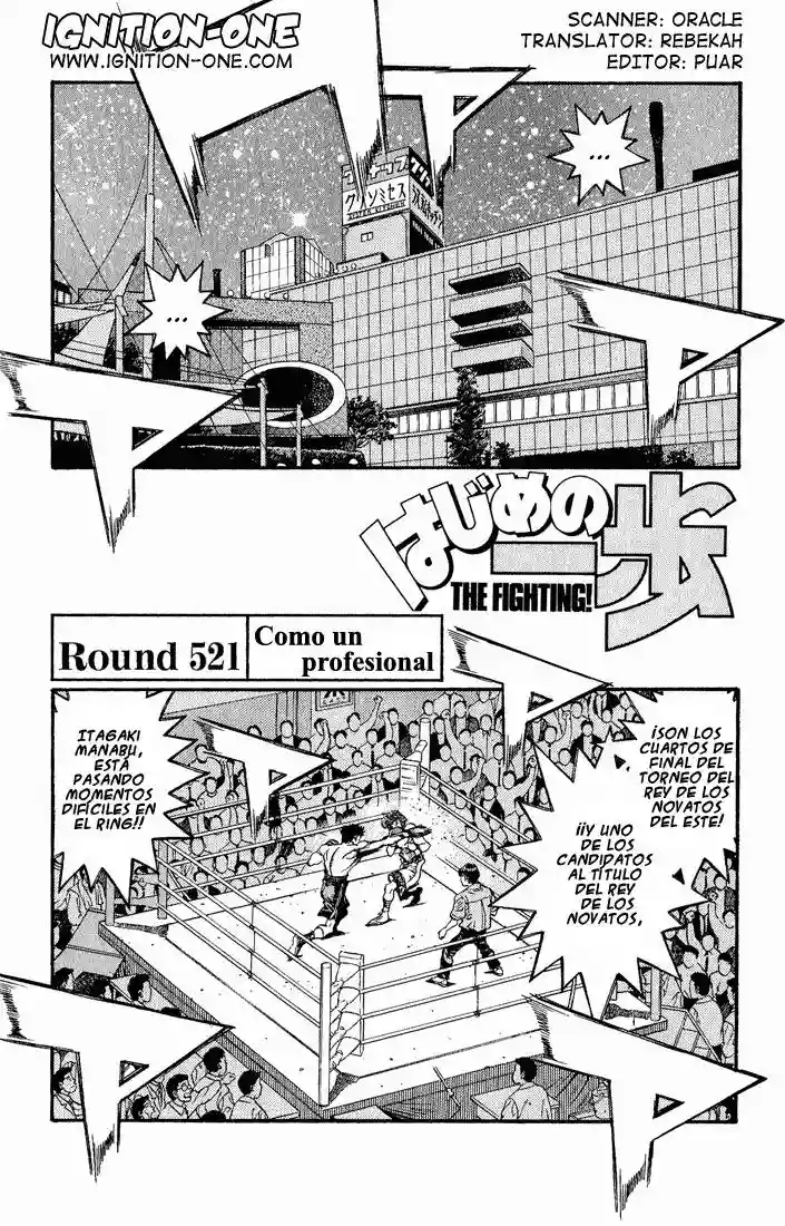 Hajime no Ippo Capítulo 521 - Page 1