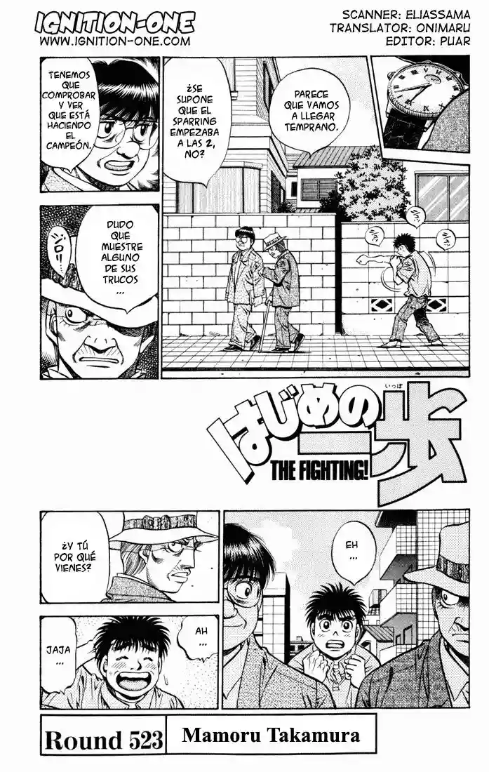 Hajime no Ippo Capítulo 523 - Page 1