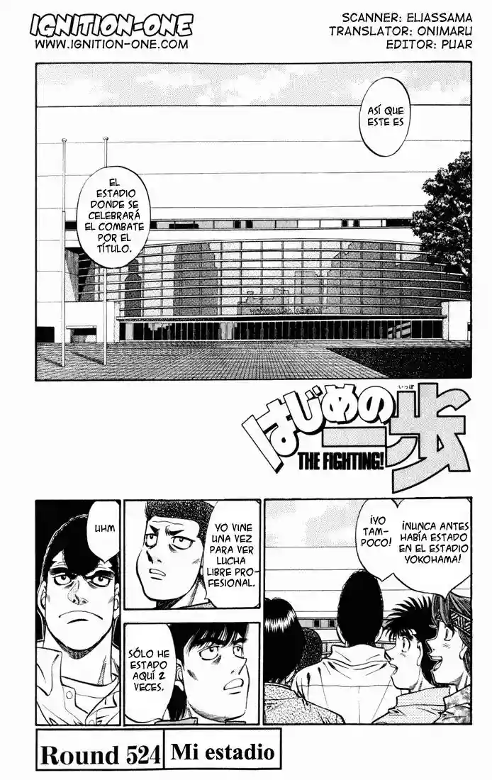 Hajime no Ippo Capítulo 524 - Page 1