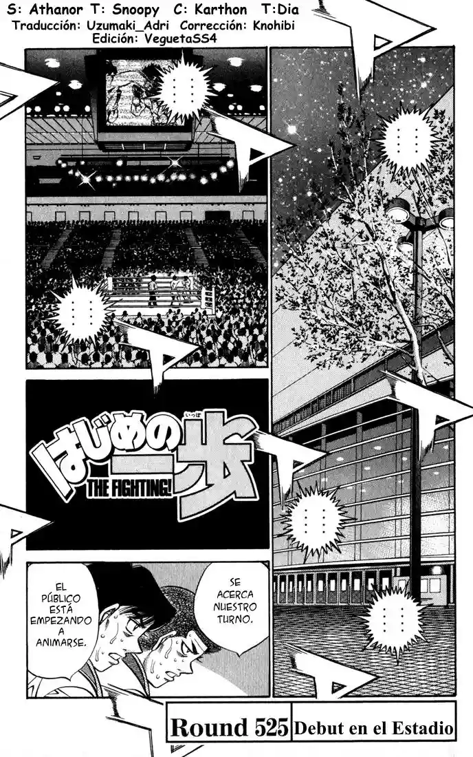 Hajime no Ippo Capítulo 525 - Page 1