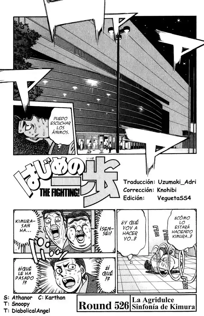 Hajime no Ippo Capítulo 526 - Page 1