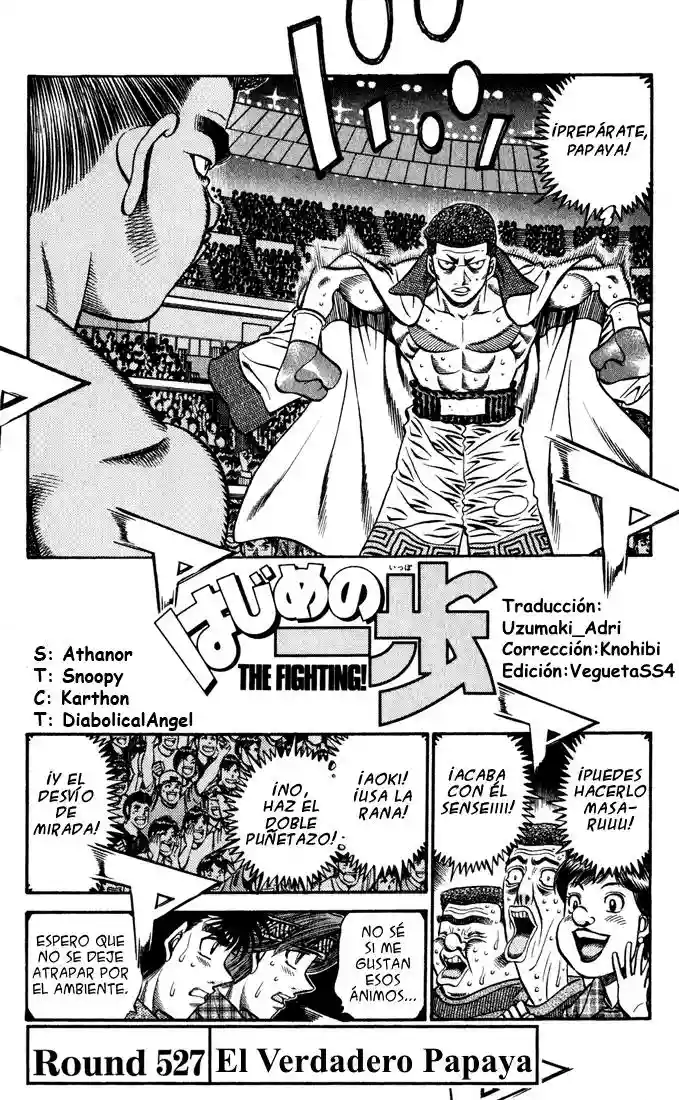 Hajime no Ippo Capítulo 527 - Page 1