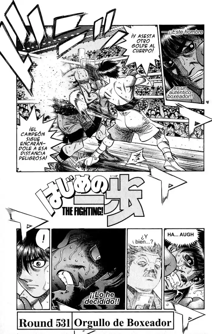 Hajime no Ippo Capítulo 531 - Page 1