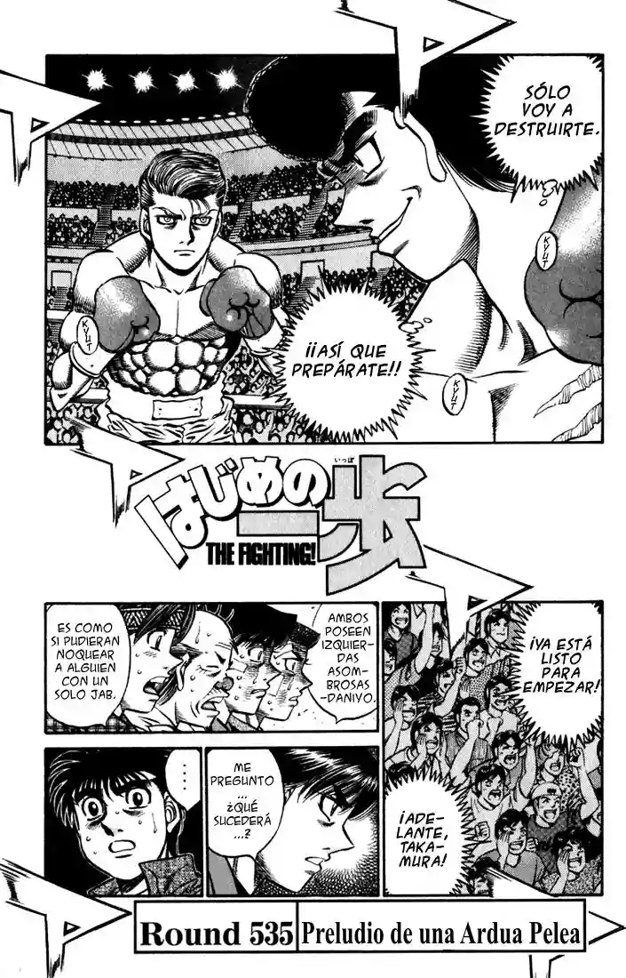 Hajime no Ippo Capítulo 535 - Page 1