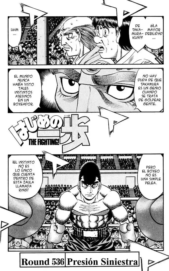 Hajime no Ippo Capítulo 536 - Page 1