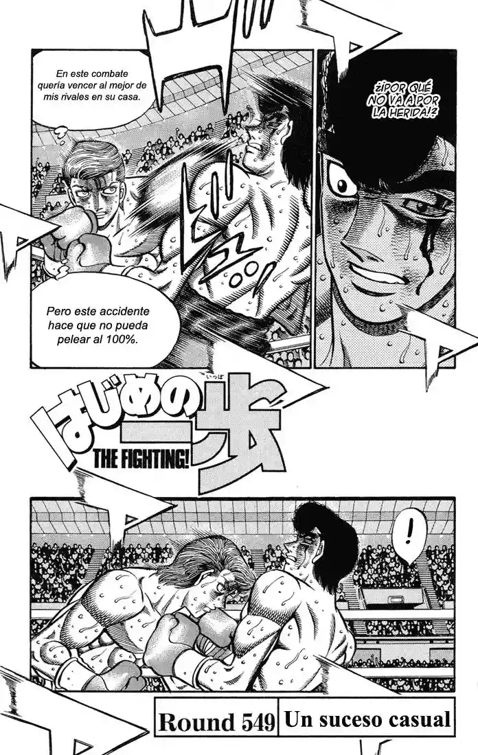 Hajime no Ippo Capítulo 549 - Page 1