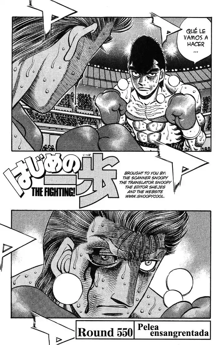 Hajime no Ippo Capítulo 550 - Page 1