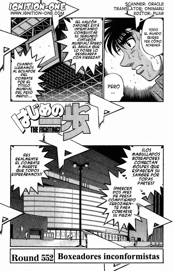 Hajime no Ippo Capítulo 552 - Page 1