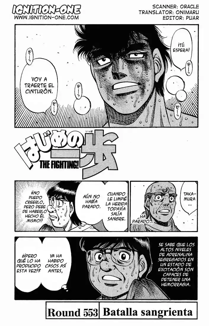 Hajime no Ippo Capítulo 553 - Page 1