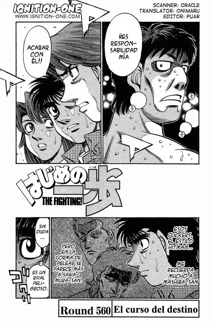 Hajime no Ippo Capítulo 560 - Page 1