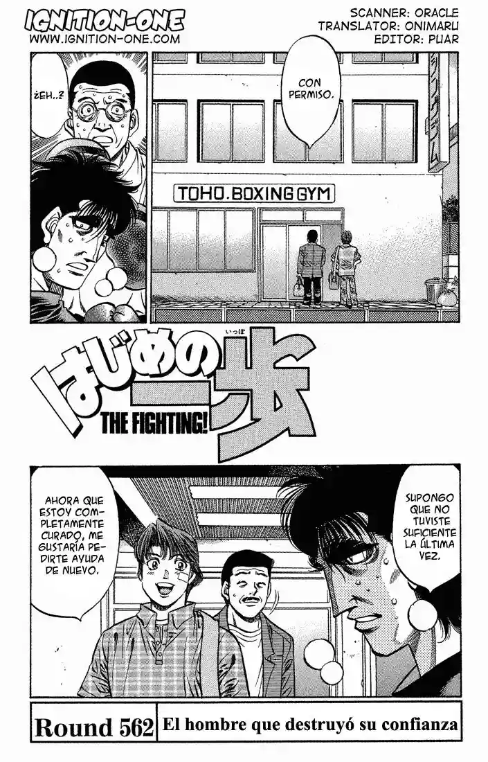 Hajime no Ippo Capítulo 562 - Page 1