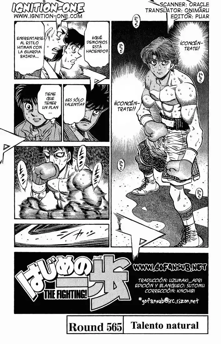 Hajime no Ippo Capítulo 565 - Page 1