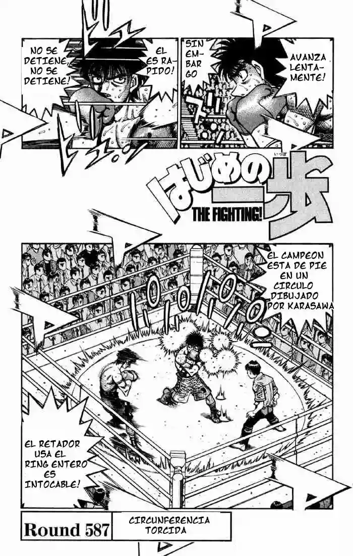 Hajime no Ippo Capítulo 587 - Page 1