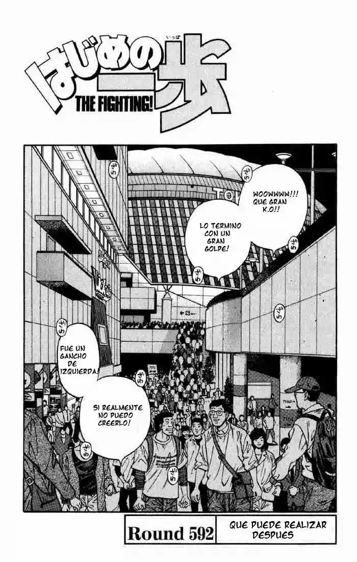 Hajime no Ippo Capítulo 592 - Page 1