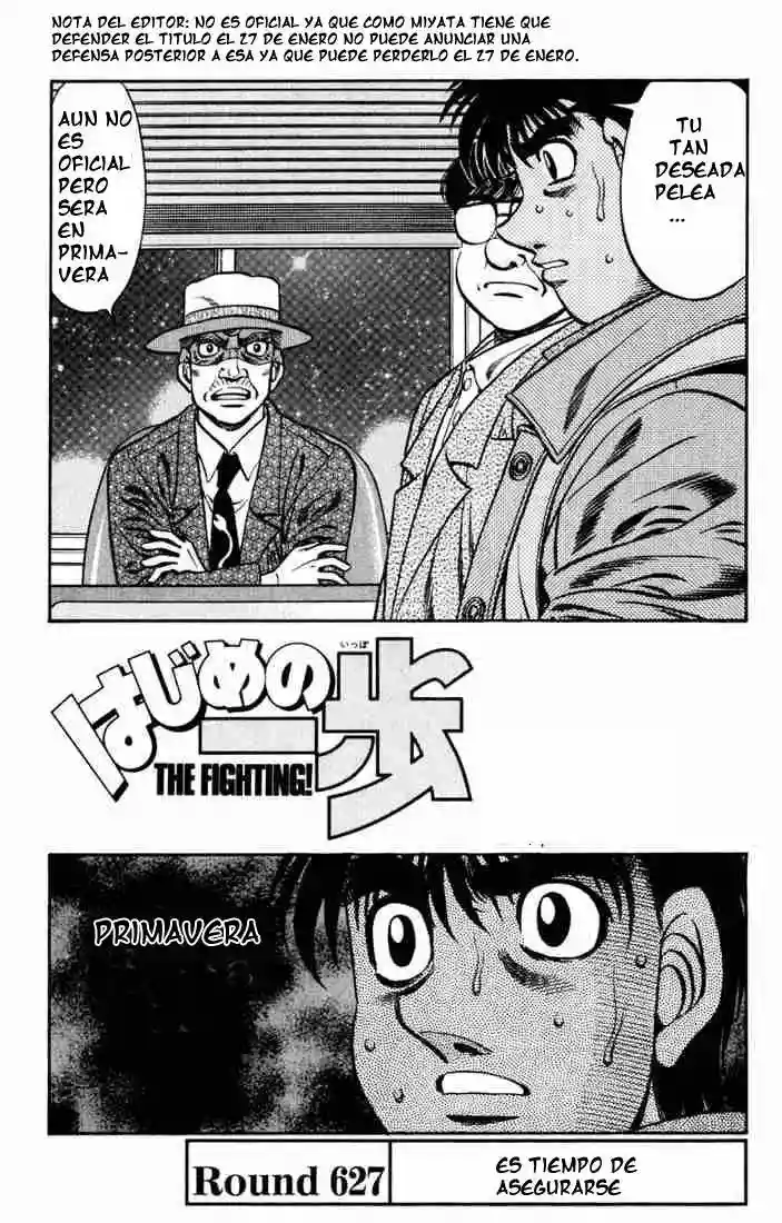 Hajime no Ippo Capítulo 627 - Page 1