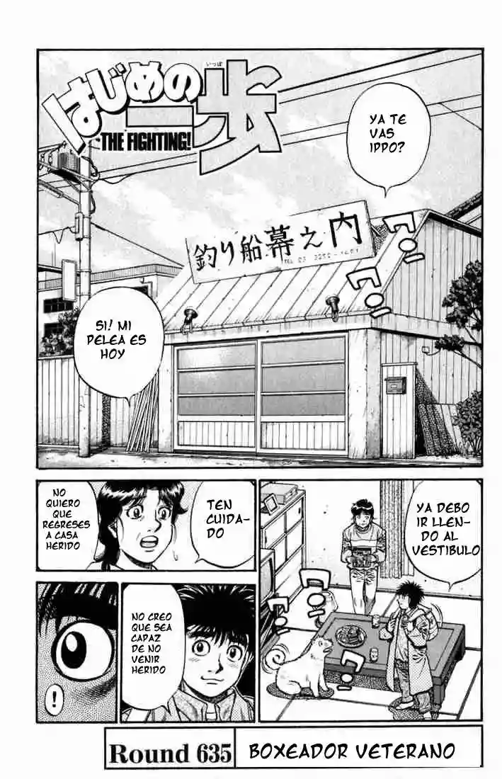 Hajime no Ippo Capítulo 635 - Page 1