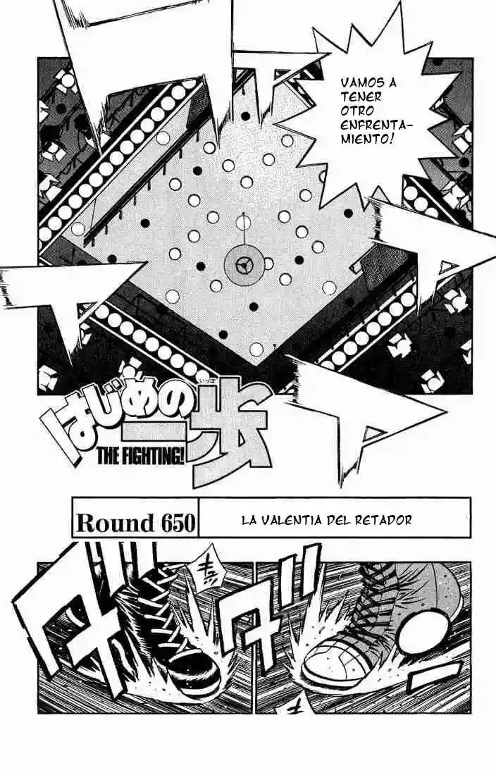Hajime no Ippo Capítulo 650 - Page 1
