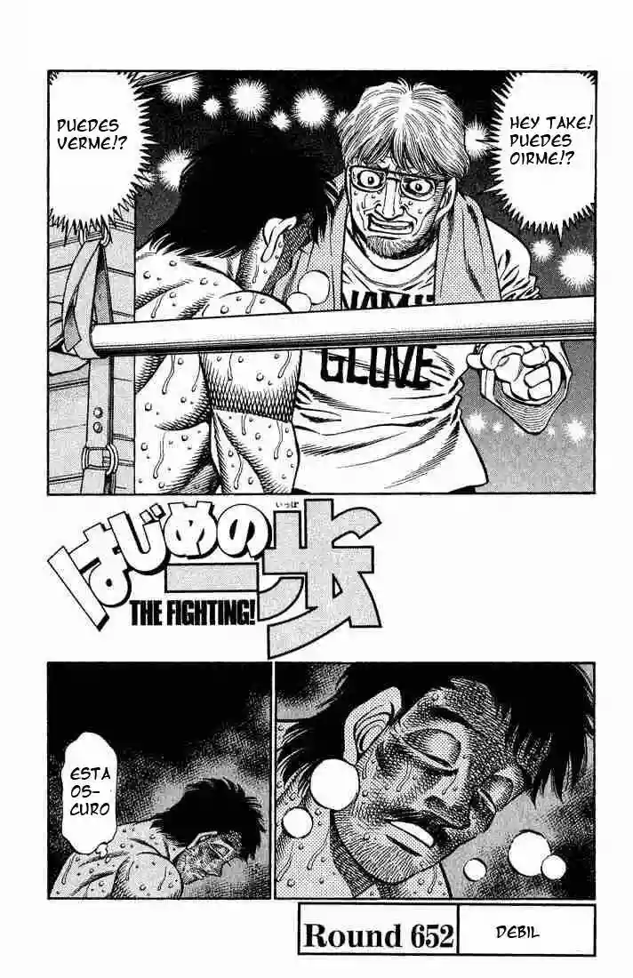 Hajime no Ippo Capítulo 652 - Page 1