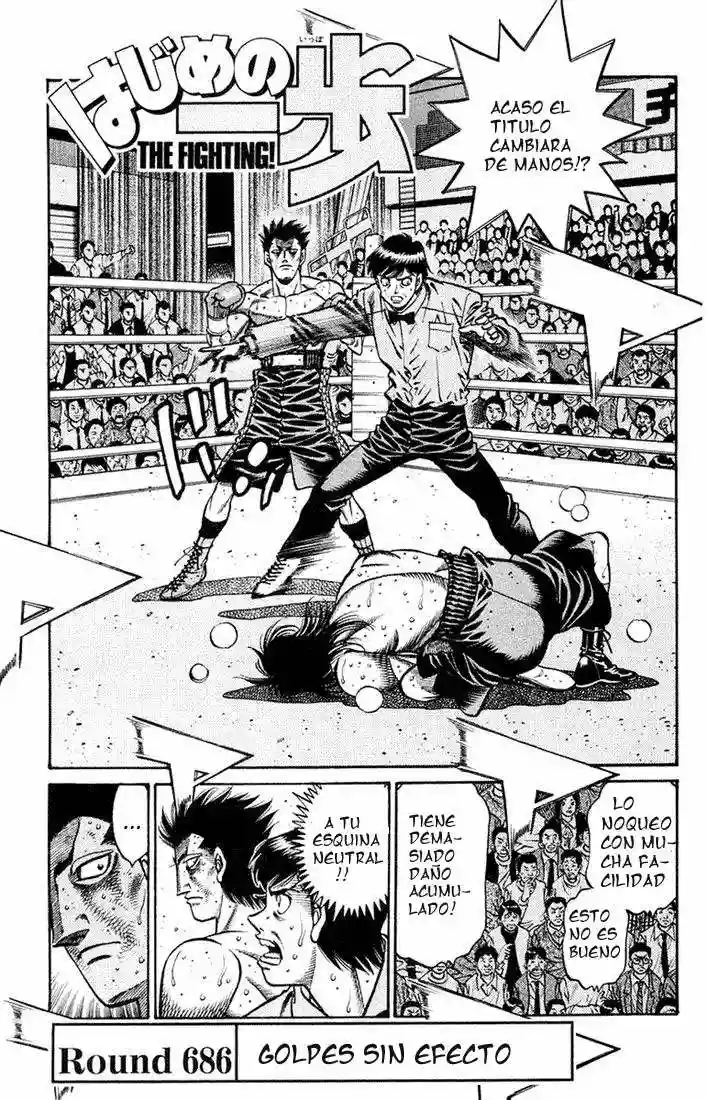 Hajime no Ippo Capítulo 686 - Page 1