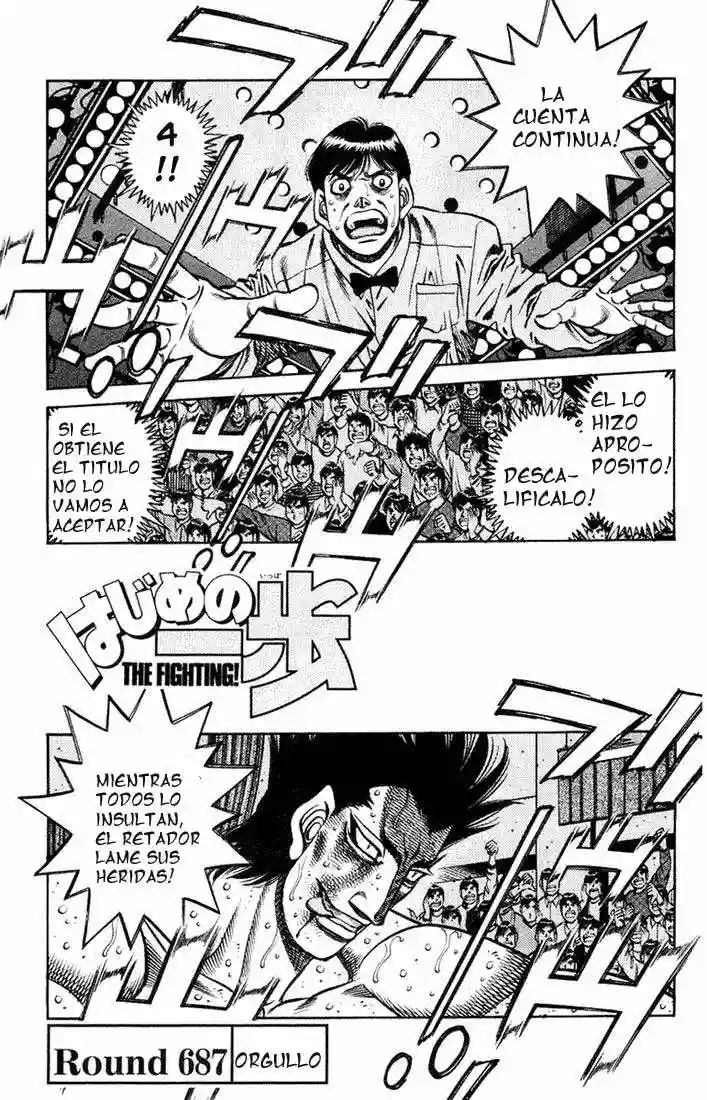 Hajime no Ippo Capítulo 687 - Page 1