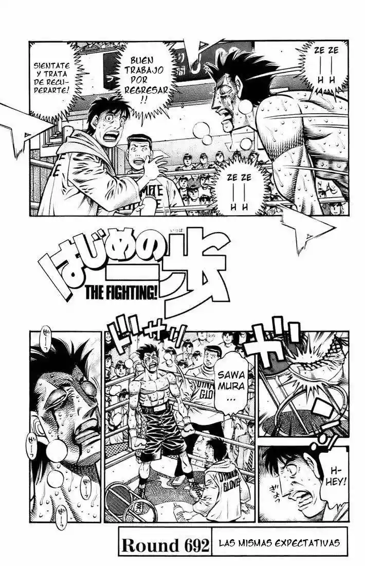 Hajime no Ippo Capítulo 692 - Page 1