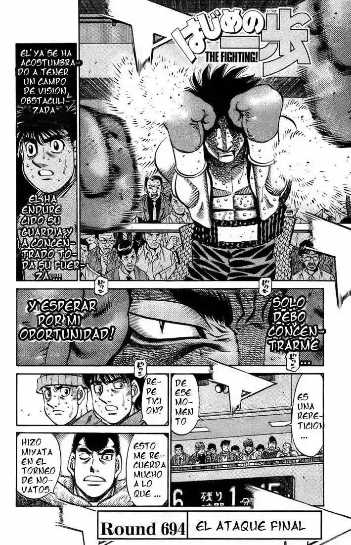 Hajime no Ippo Capítulo 694 - Page 2