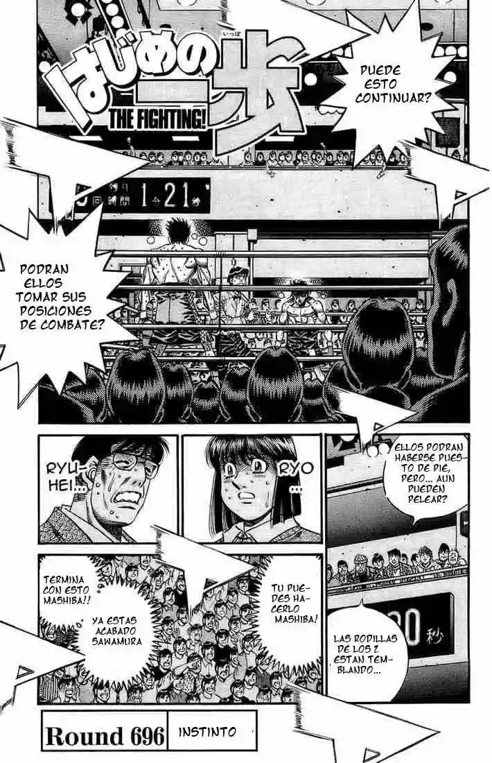 Hajime no Ippo Capítulo 696 - Page 1