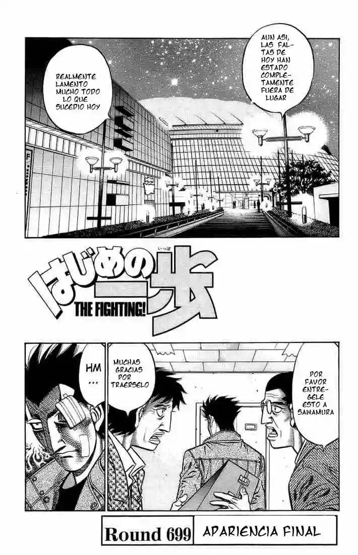 Hajime no Ippo Capítulo 699 - Page 1