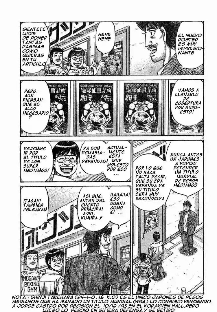 Hajime no Ippo Capítulo 724 - Page 3