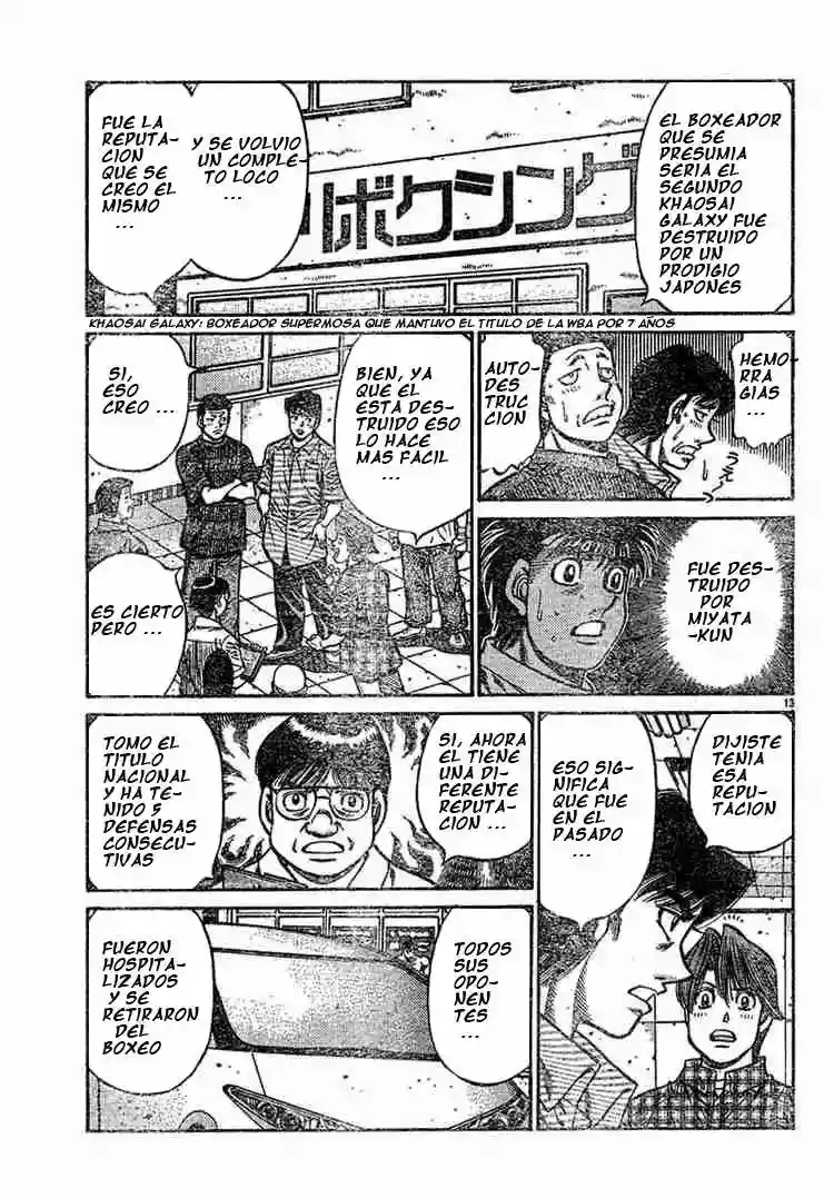 Hajime no Ippo Capítulo 727 - Page 13