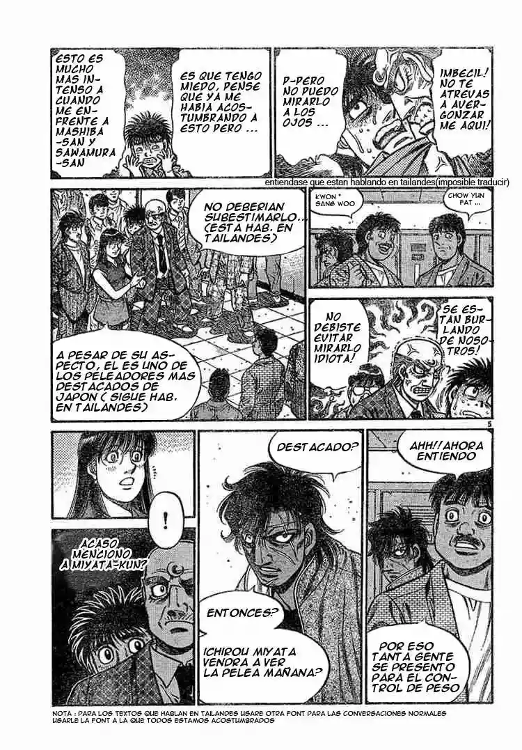 Hajime no Ippo Capítulo 728 - Page 5