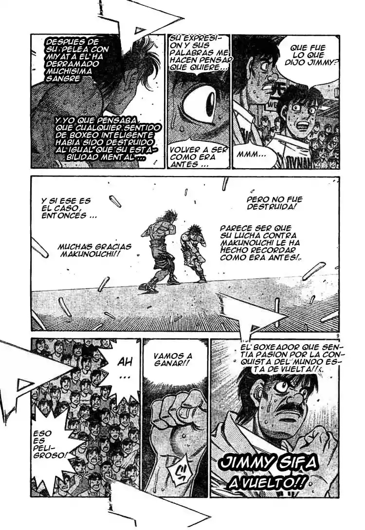 Hajime no Ippo Capítulo 737 - Page 9