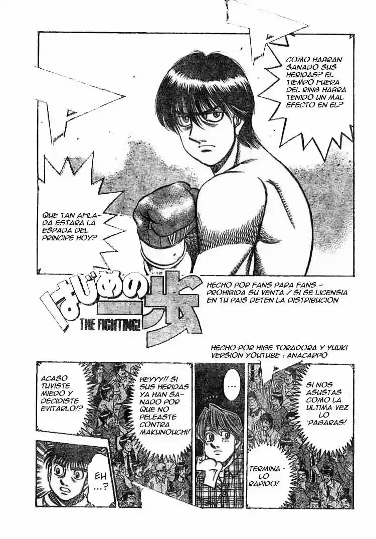 Hajime no Ippo Capítulo 747 - Page 1