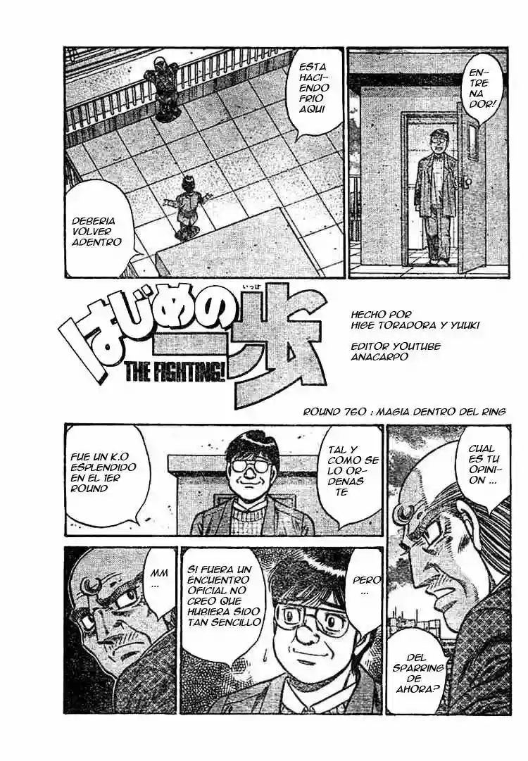 Hajime no Ippo Capítulo 760 - Page 1