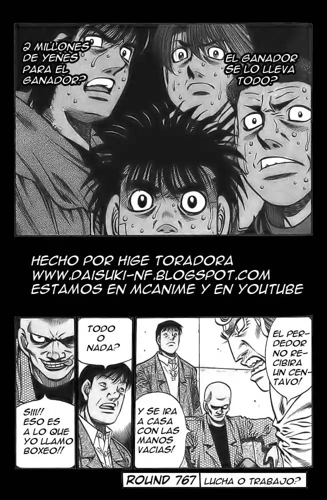 Hajime no Ippo Capítulo 767 - Page 1