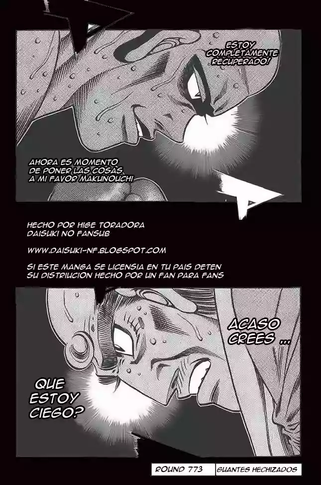 Hajime no Ippo Capítulo 773 - Page 1