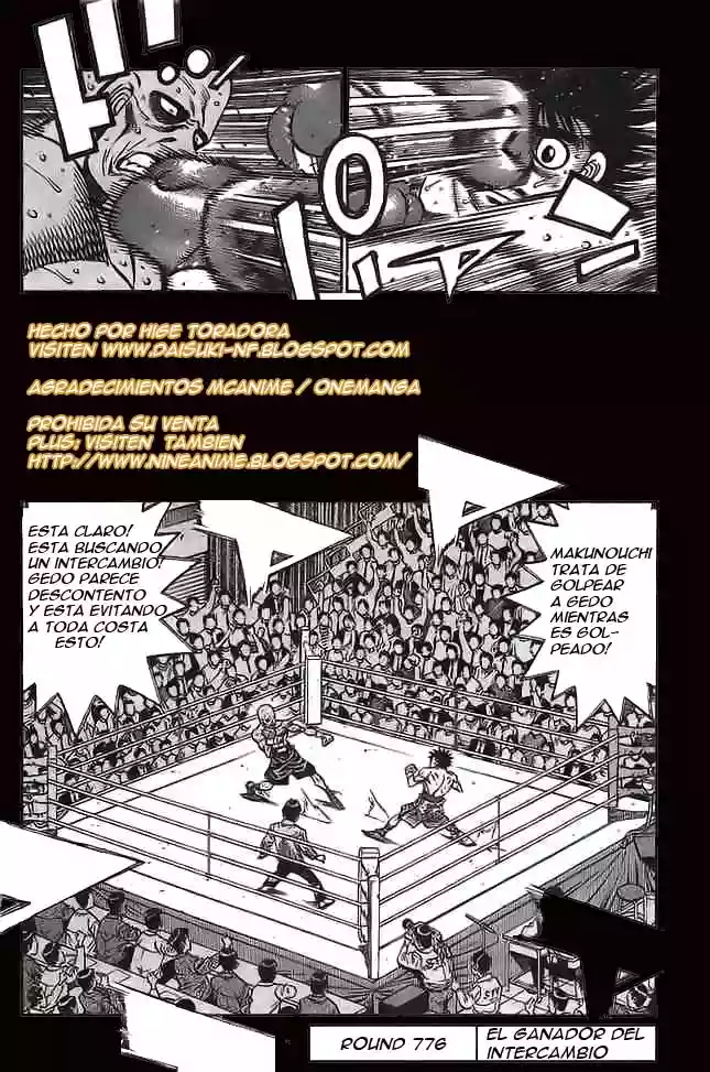 Hajime no Ippo Capítulo 776 - Page 1