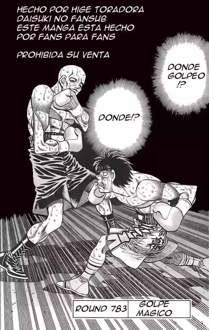 Hajime no Ippo Capítulo 783 - Page 1