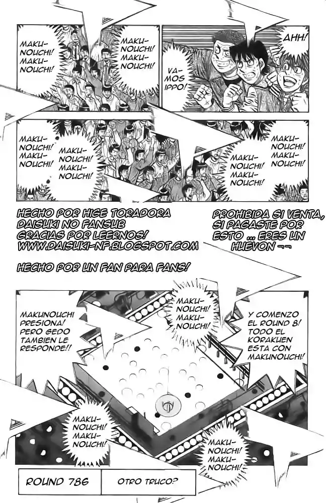 Hajime no Ippo Capítulo 786 - Page 1