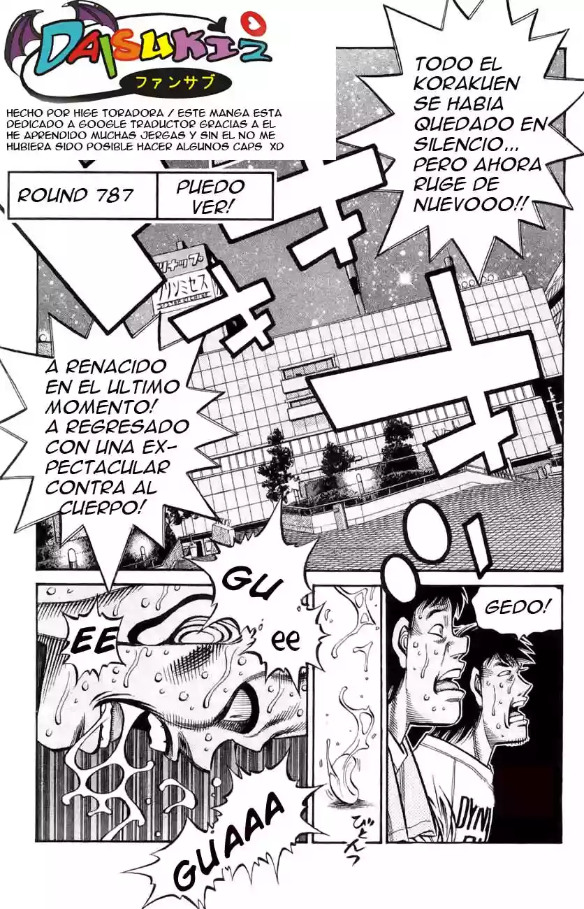 Hajime no Ippo Capítulo 787 - Page 1