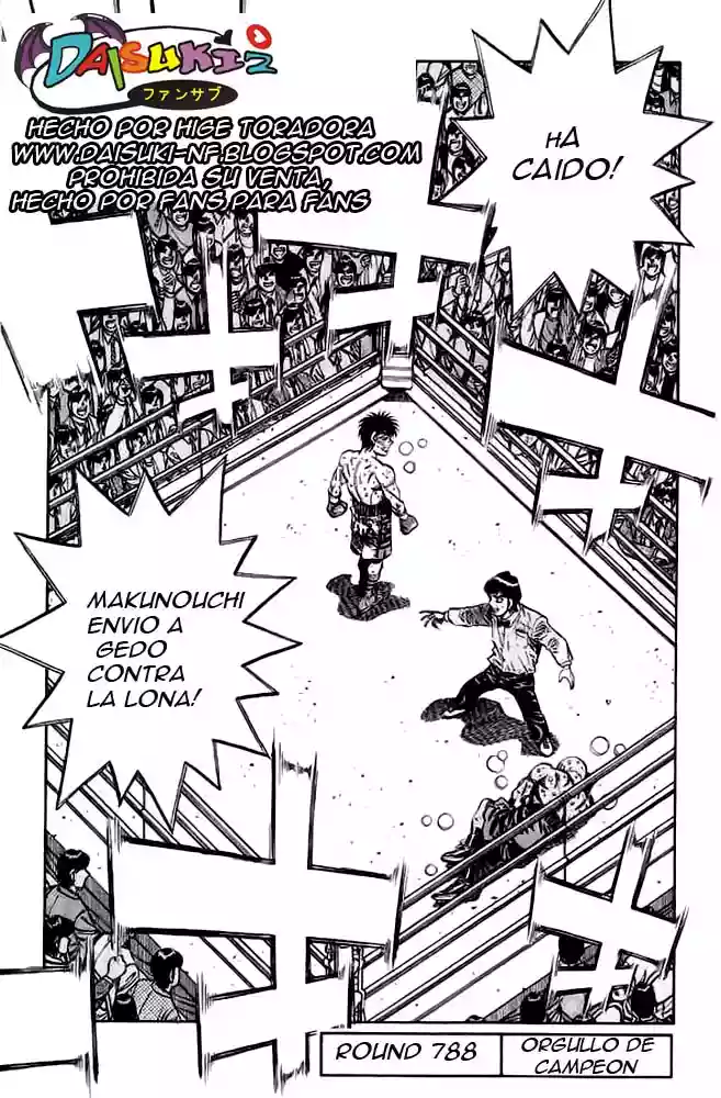 Hajime no Ippo Capítulo 788 - Page 1