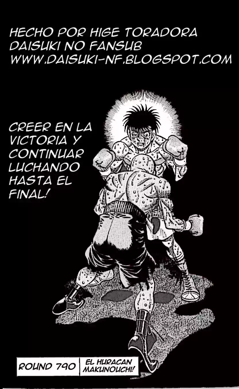 Hajime no Ippo Capítulo 790 - Page 1
