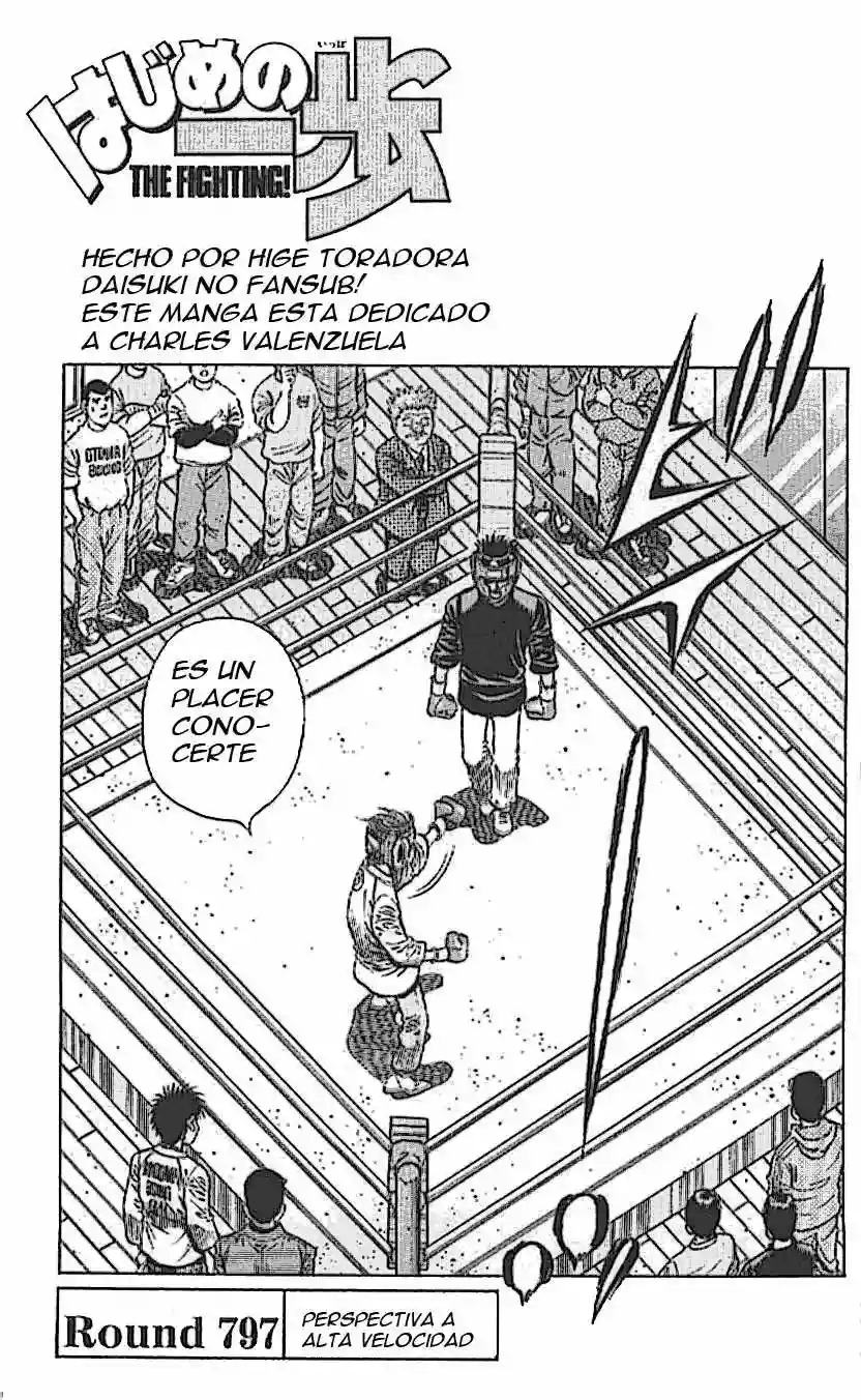 Hajime no Ippo Capítulo 797 - Page 1