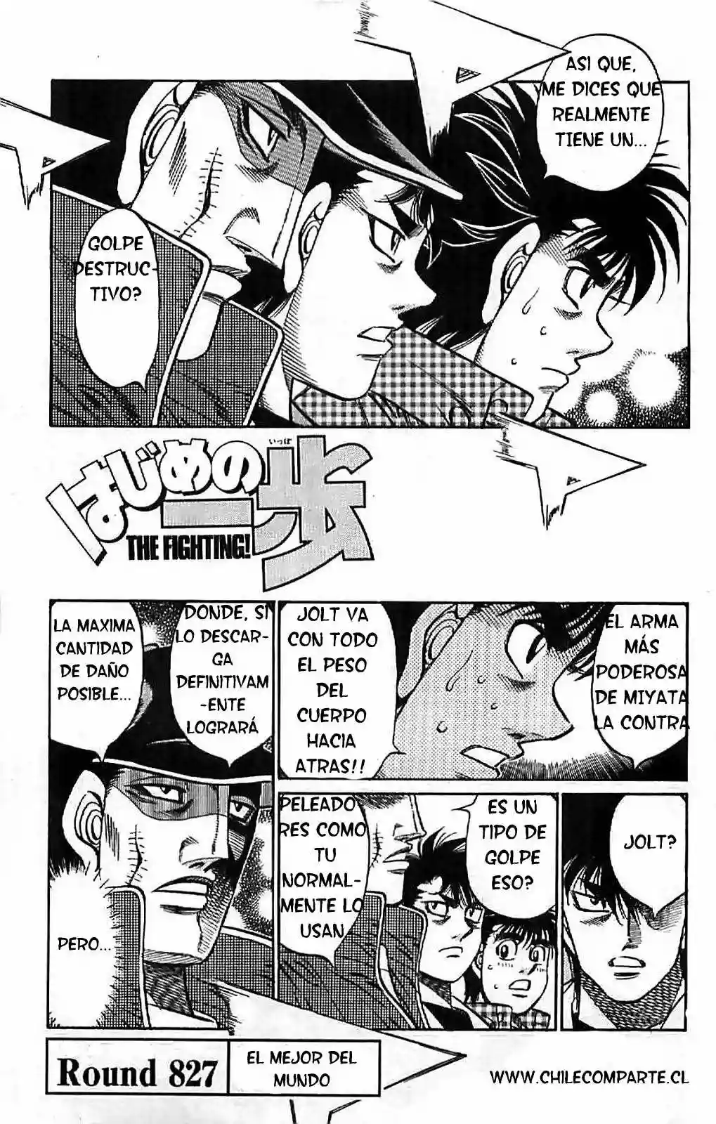 Hajime no Ippo Capítulo 827 - Page 1