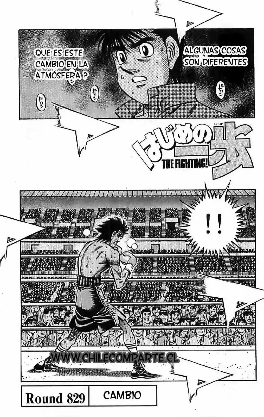 Hajime no Ippo Capítulo 829 - Page 1