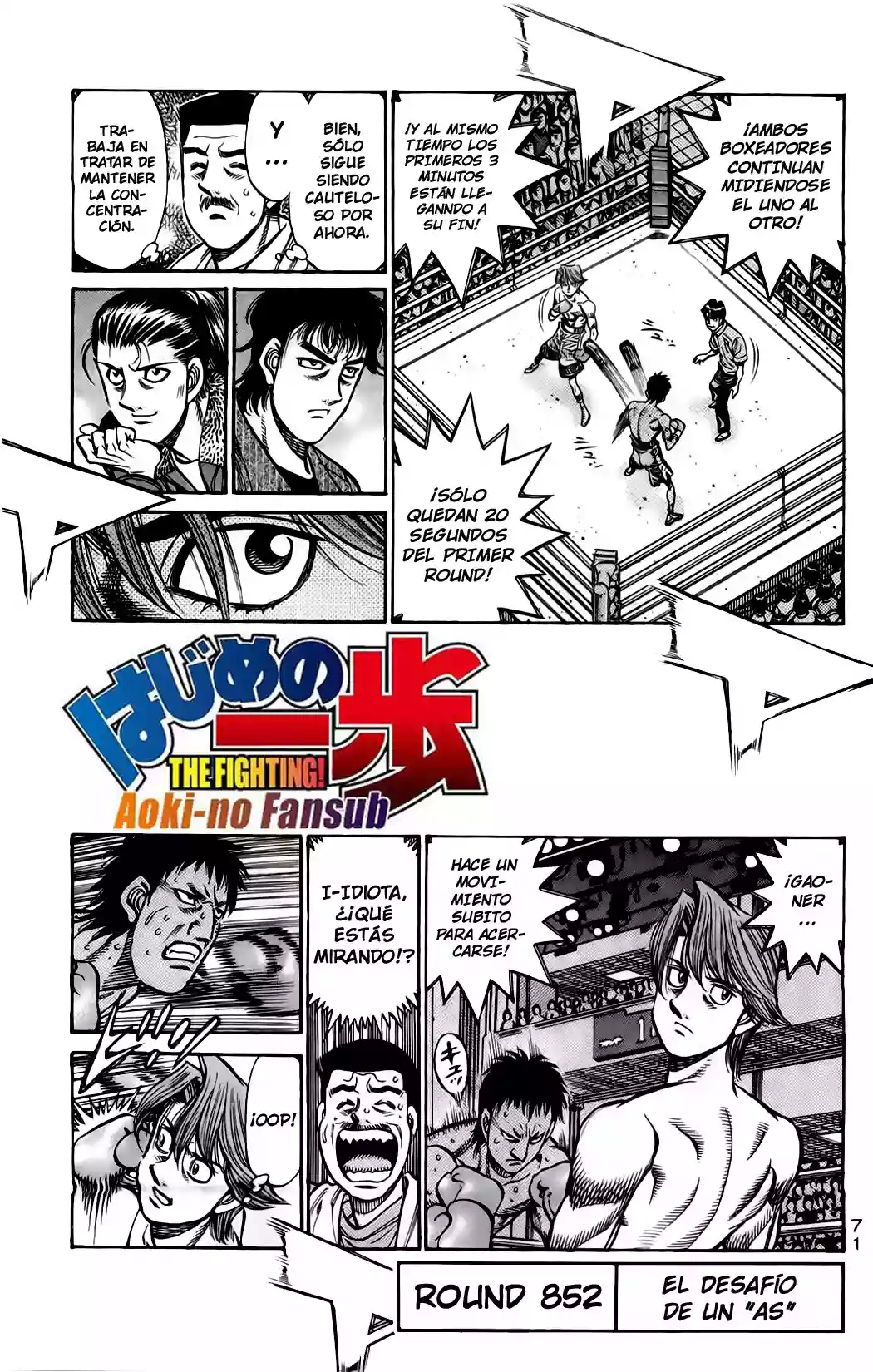 Hajime no Ippo Capítulo 852 - Page 2